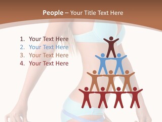 White Background Perfect Female PowerPoint Template