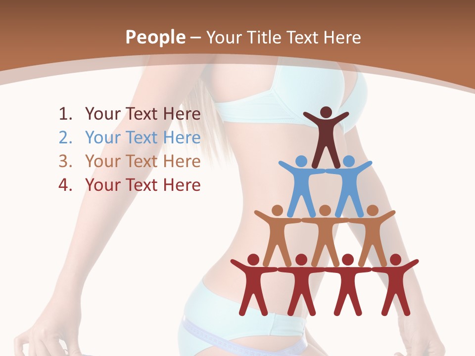 White Background Perfect Female PowerPoint Template