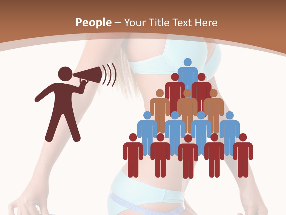 White Background Perfect Female PowerPoint Template