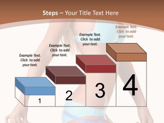 White Background Perfect Female PowerPoint Template