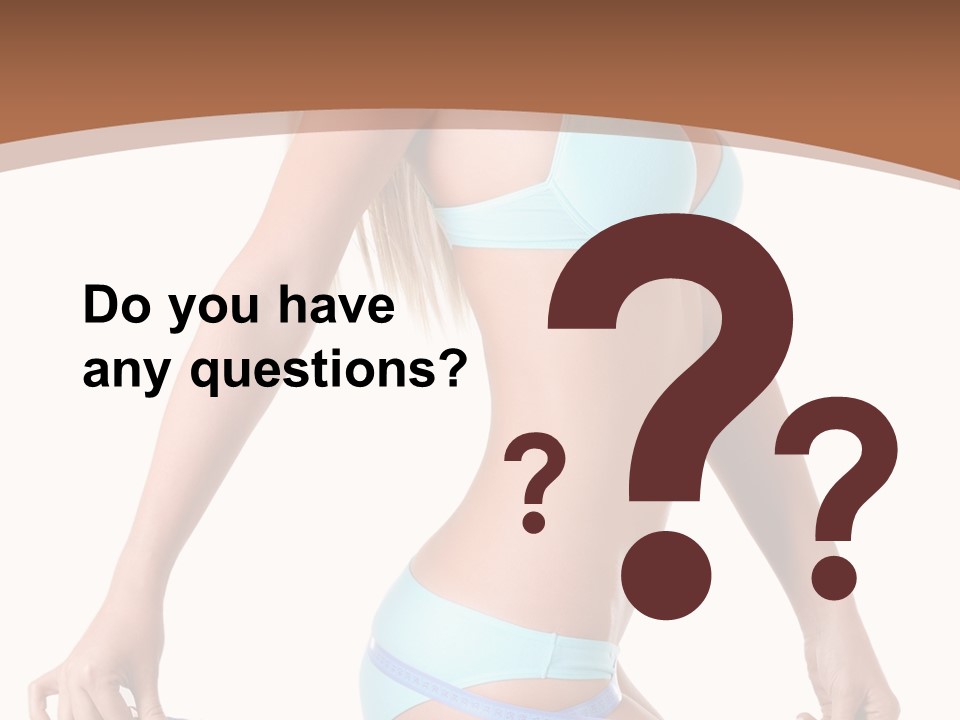 White Background Perfect Female PowerPoint Template