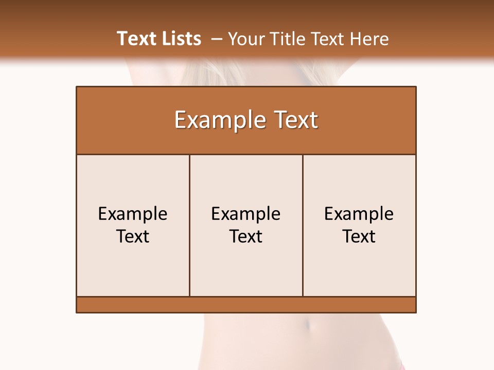 Girl Perfect Attractive PowerPoint Template