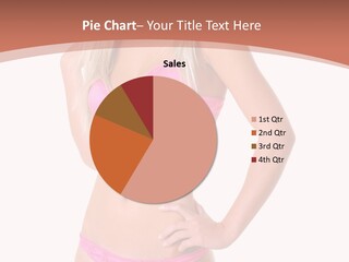 Model Copy Space Girl PowerPoint Template