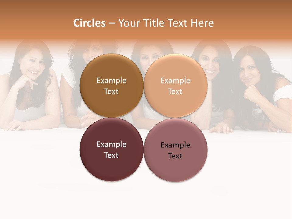 Long Hair Unique Wench PowerPoint Template