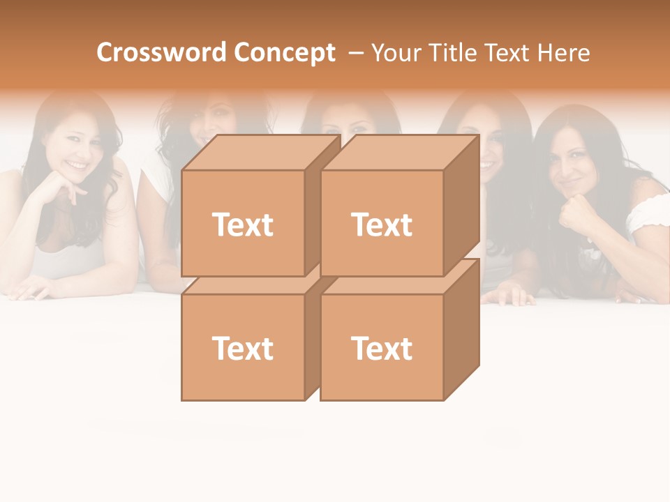 Long Hair Unique Wench PowerPoint Template