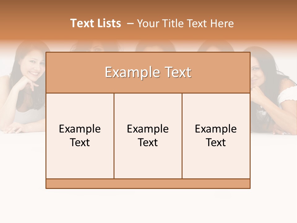 Long Hair Unique Wench PowerPoint Template