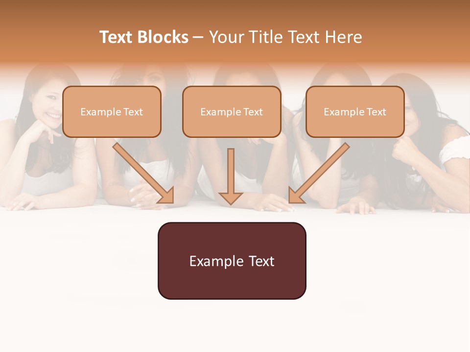 Long Hair Unique Wench PowerPoint Template