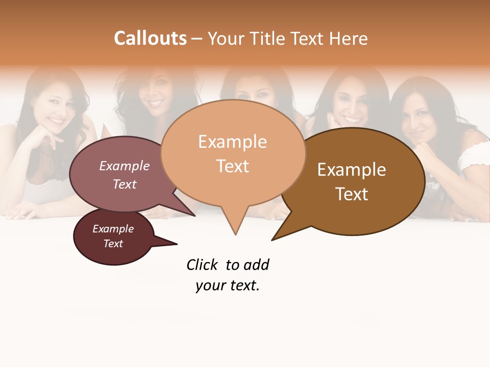 Long Hair Unique Wench PowerPoint Template