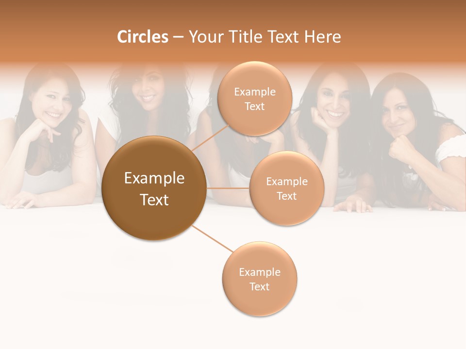 Long Hair Unique Wench PowerPoint Template