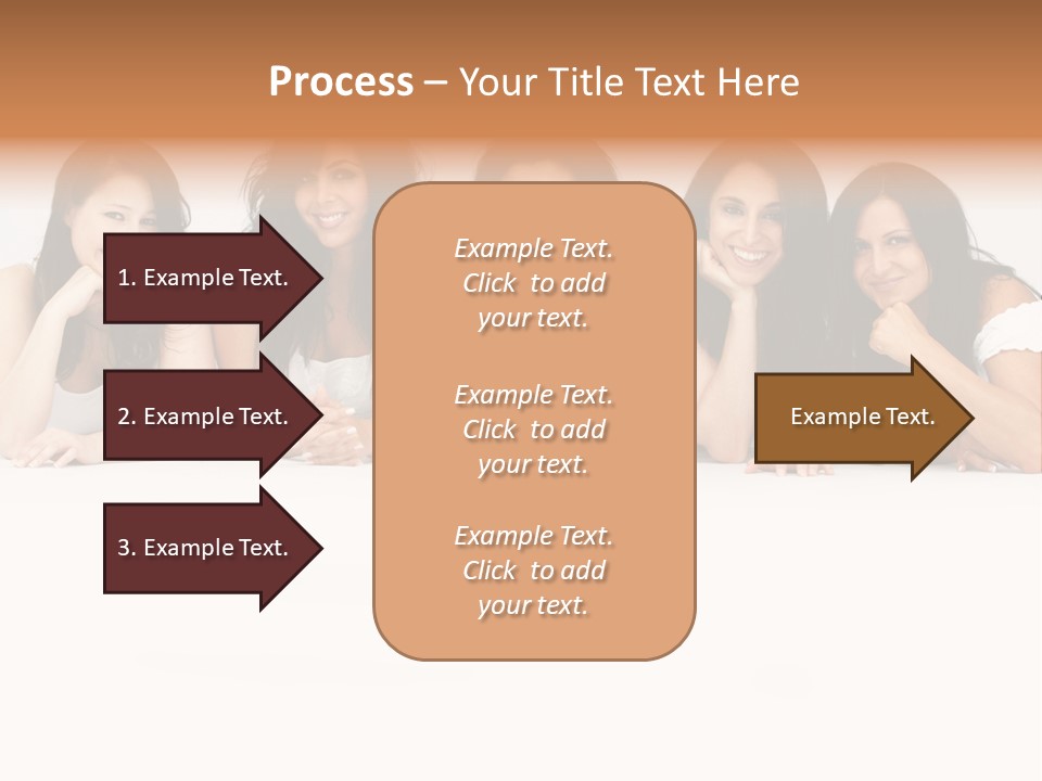 Long Hair Unique Wench PowerPoint Template