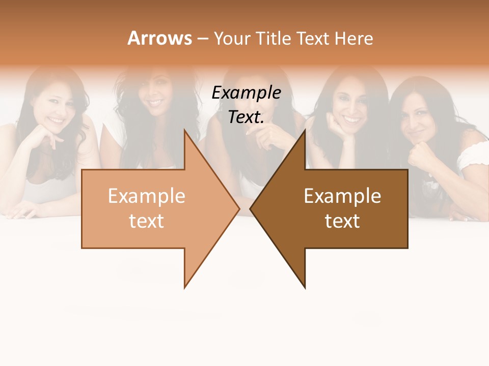 Long Hair Unique Wench PowerPoint Template