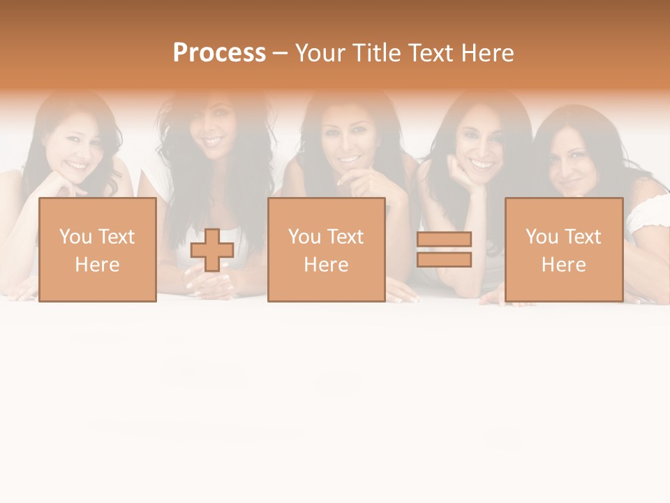 Long Hair Unique Wench PowerPoint Template