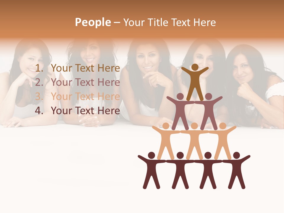 Long Hair Unique Wench PowerPoint Template