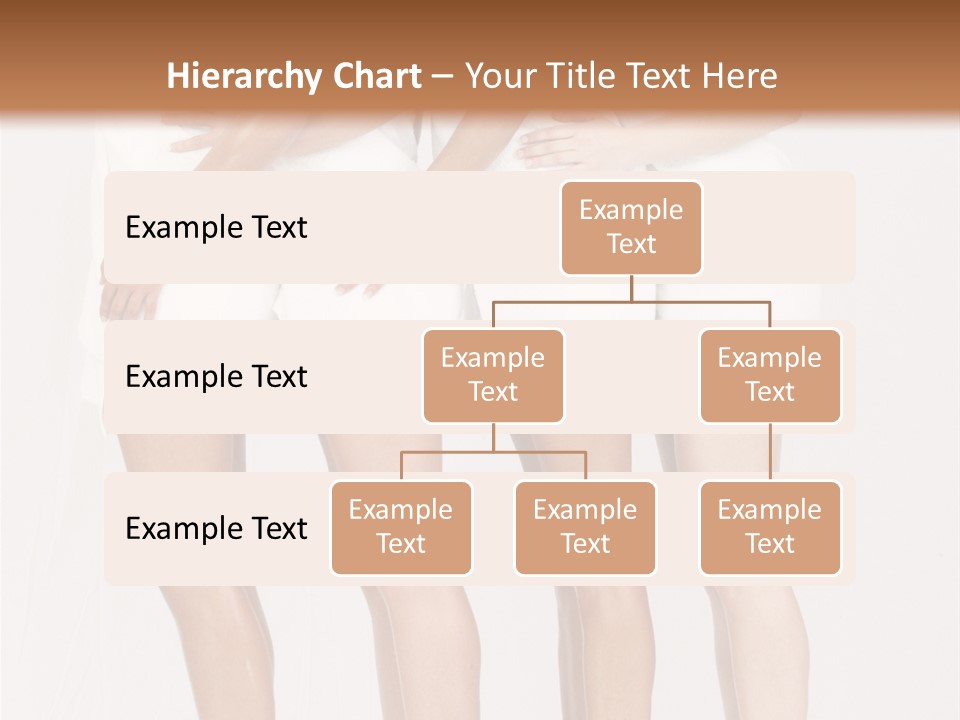 Abreast Pose Womanhood PowerPoint Template