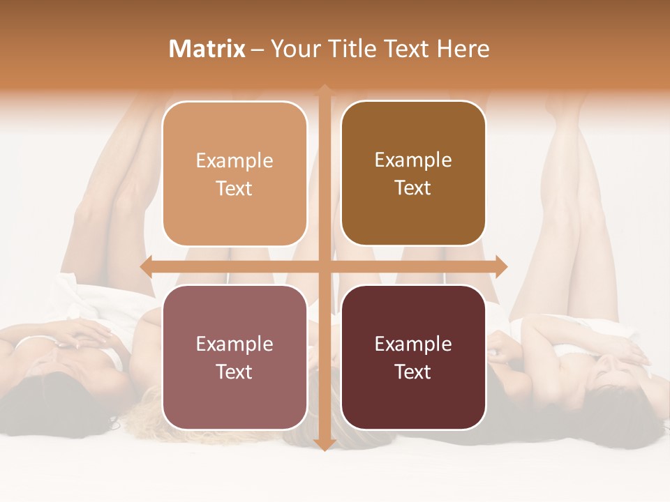 Female Slender Casement PowerPoint Template