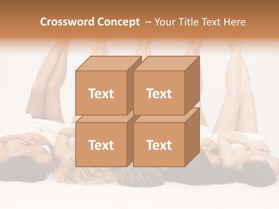 Female Slender Casement PowerPoint Template