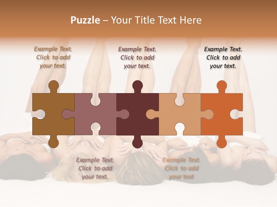 Female Slender Casement PowerPoint Template