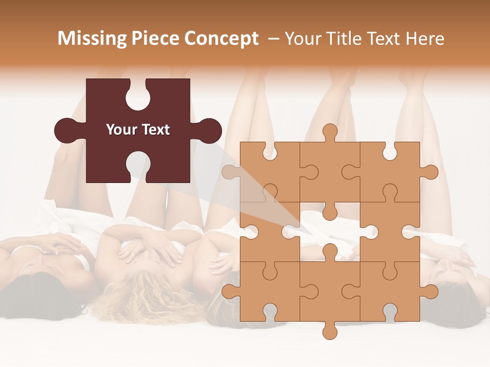 Female Slender Casement PowerPoint Template