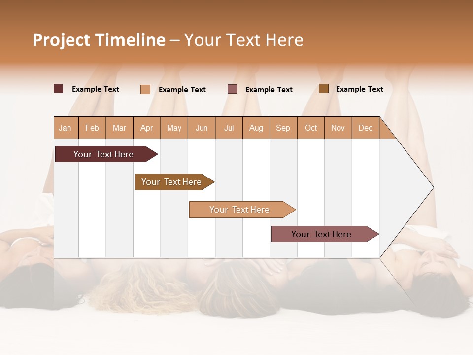 Female Slender Casement PowerPoint Template