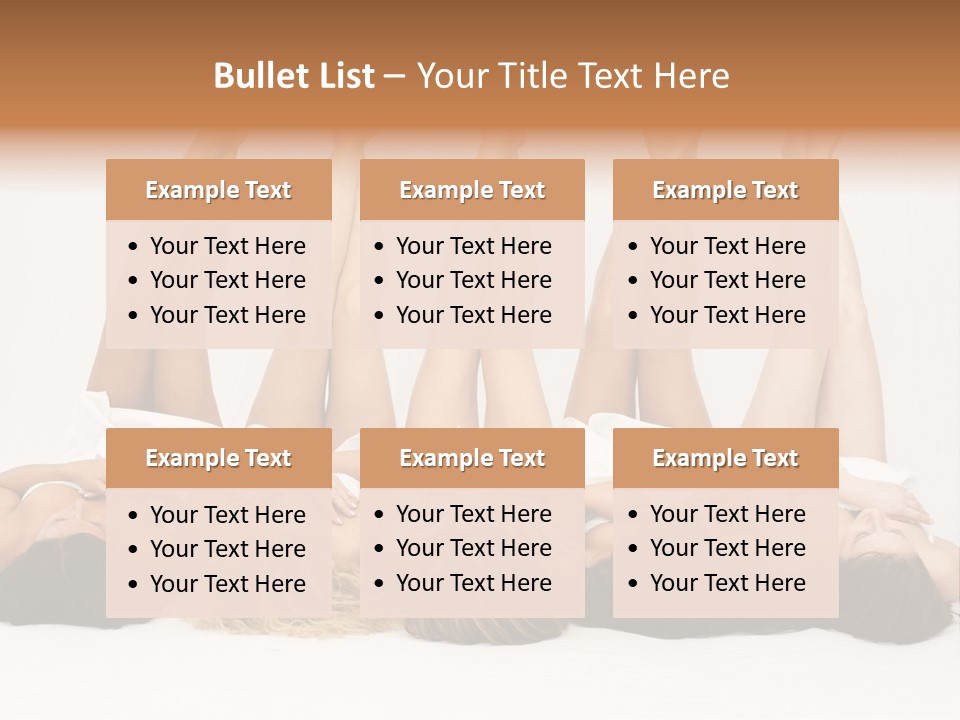 Female Slender Casement PowerPoint Template