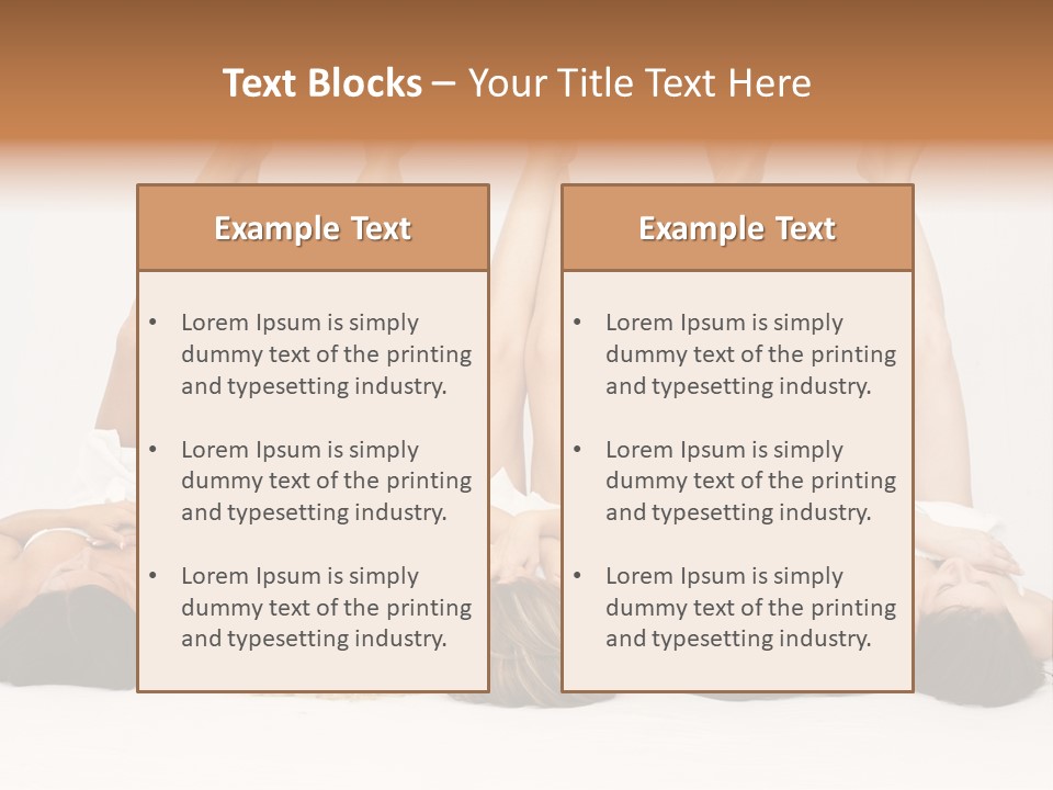 Female Slender Casement PowerPoint Template