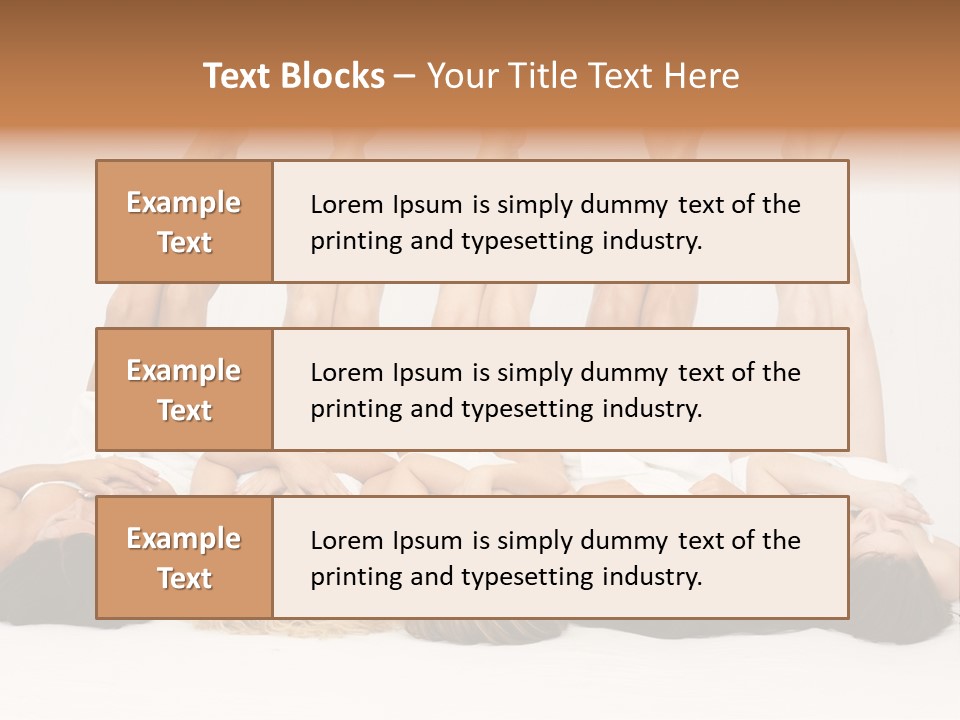 Female Slender Casement PowerPoint Template