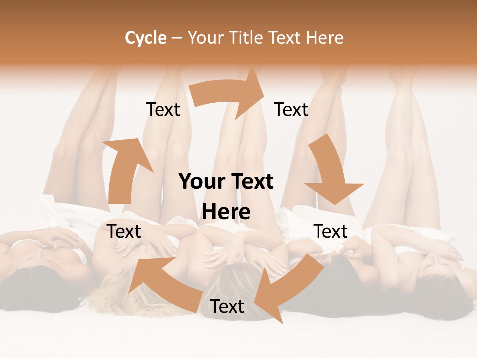 Female Slender Casement PowerPoint Template