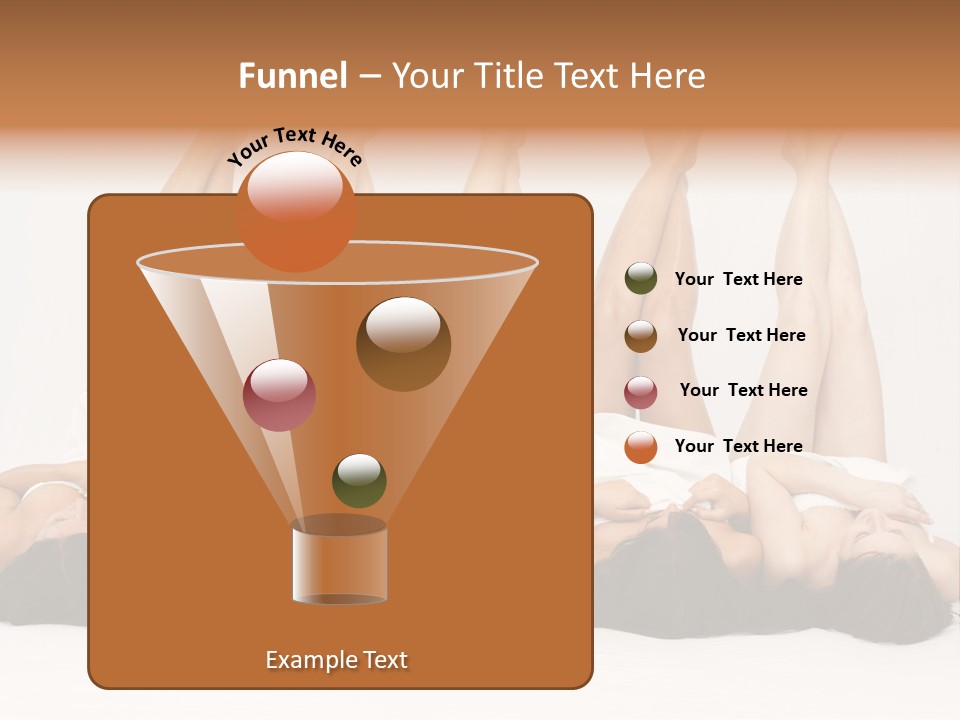 Female Slender Casement PowerPoint Template