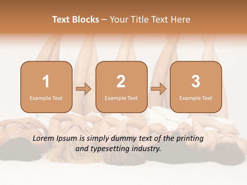 Female Slender Casement PowerPoint Template
