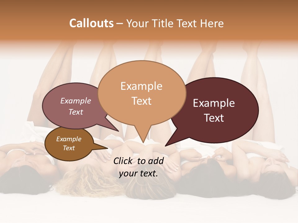 Female Slender Casement PowerPoint Template