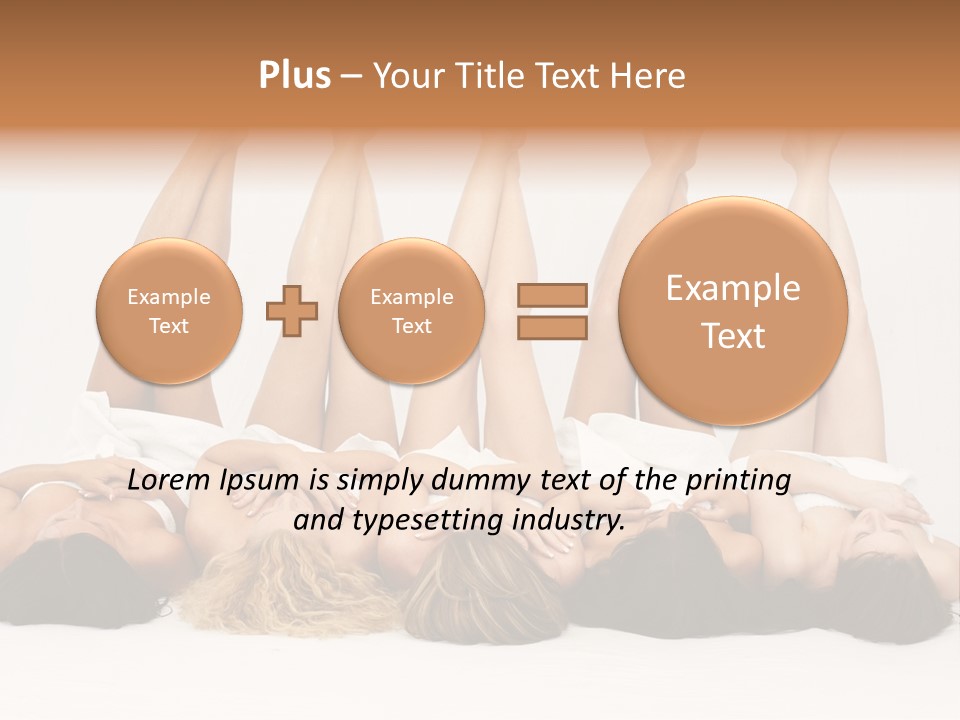 Female Slender Casement PowerPoint Template