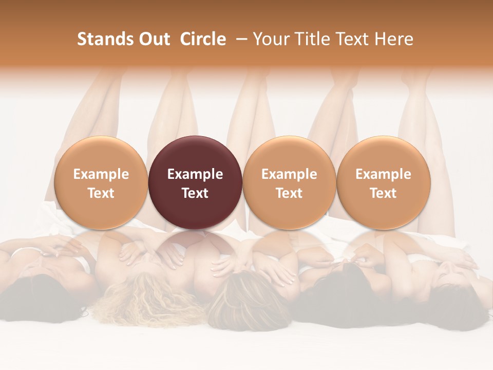 Female Slender Casement PowerPoint Template