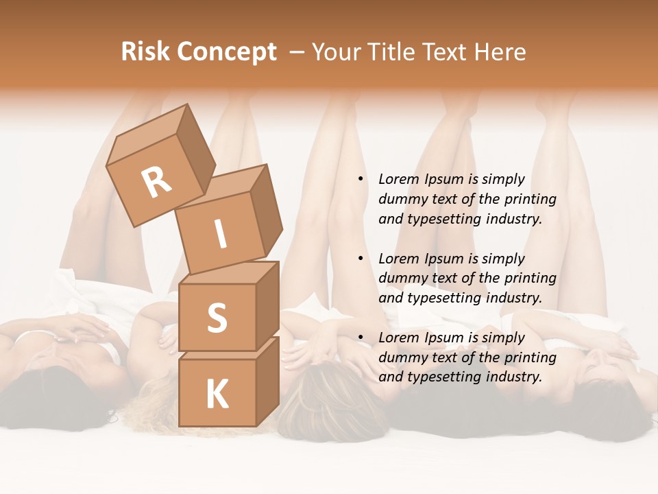 Female Slender Casement PowerPoint Template