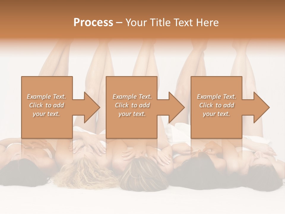 Female Slender Casement PowerPoint Template