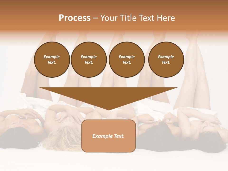 Female Slender Casement PowerPoint Template