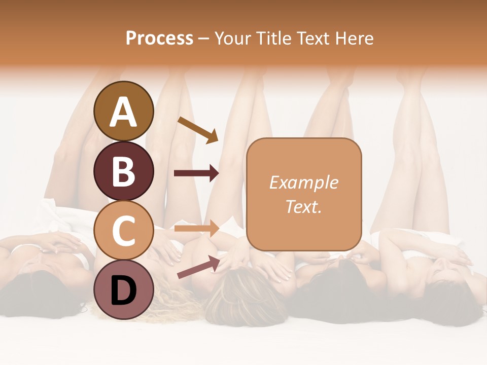 Female Slender Casement PowerPoint Template