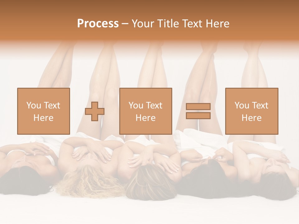 Female Slender Casement PowerPoint Template