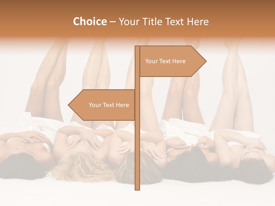 Female Slender Casement PowerPoint Template