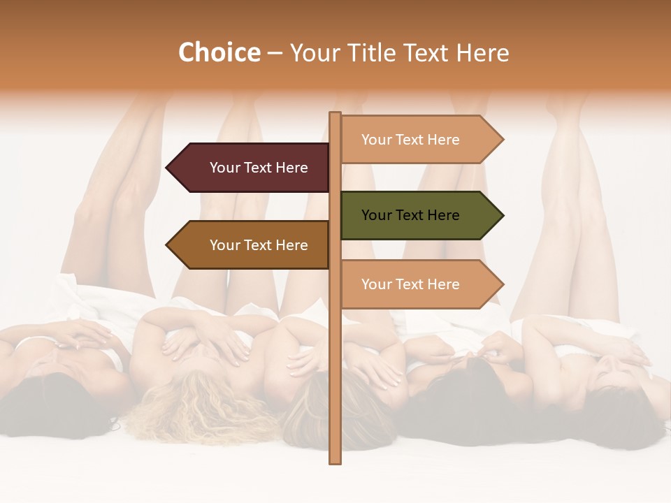 Female Slender Casement PowerPoint Template