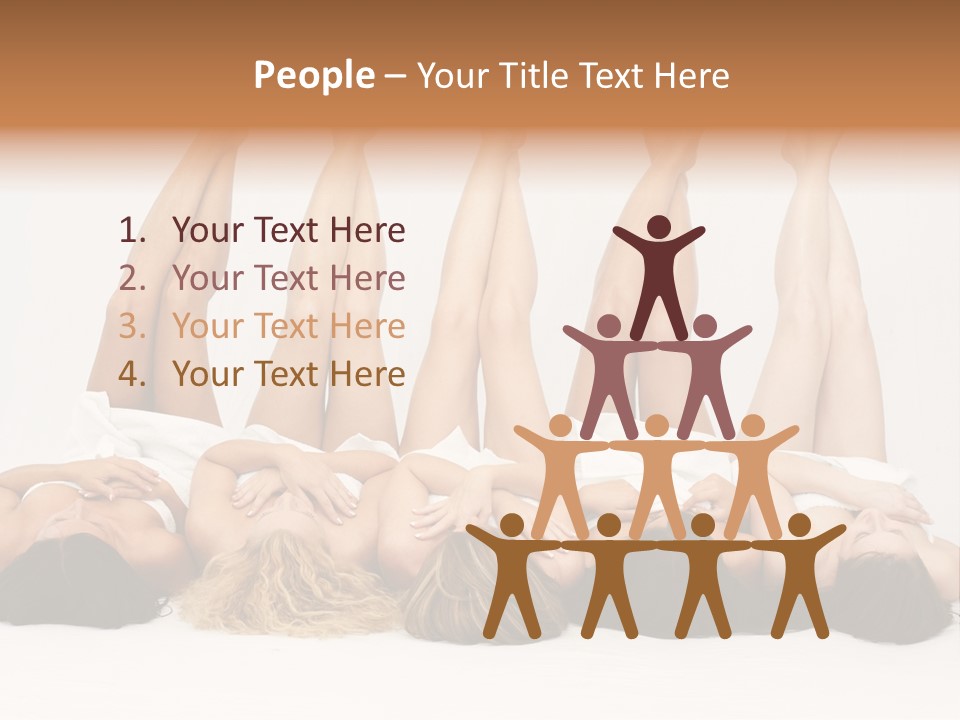 Female Slender Casement PowerPoint Template