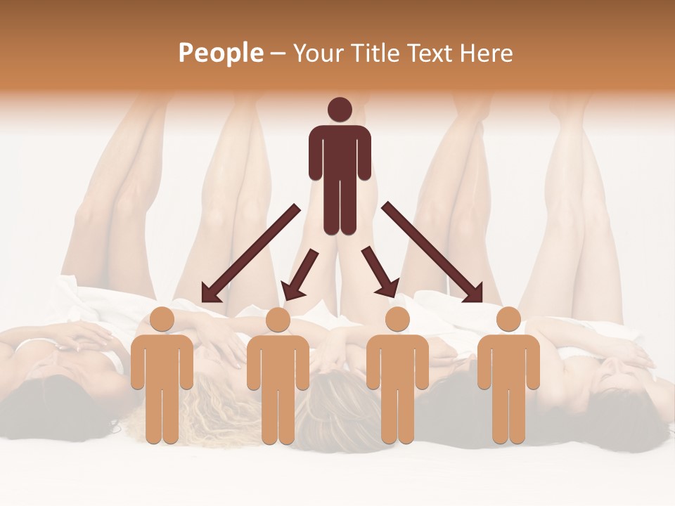 Female Slender Casement PowerPoint Template