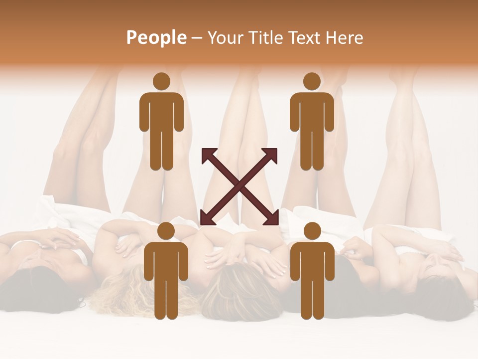 Female Slender Casement PowerPoint Template