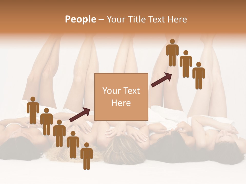 Female Slender Casement PowerPoint Template