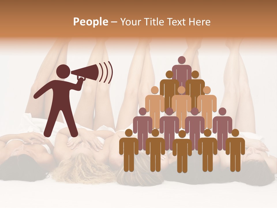 Female Slender Casement PowerPoint Template