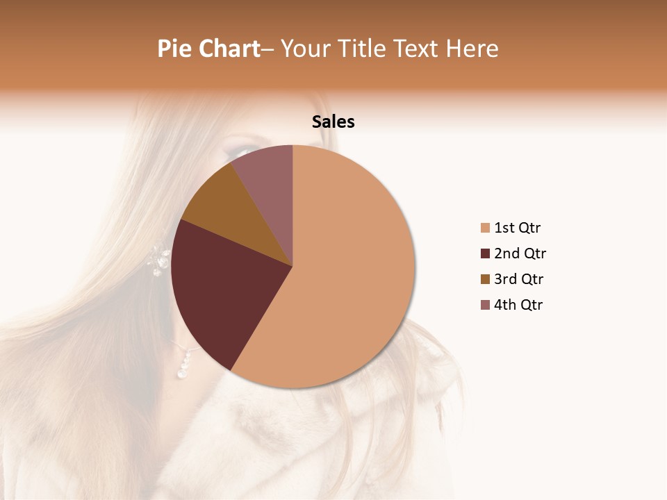 Portrait Young Hair PowerPoint Template