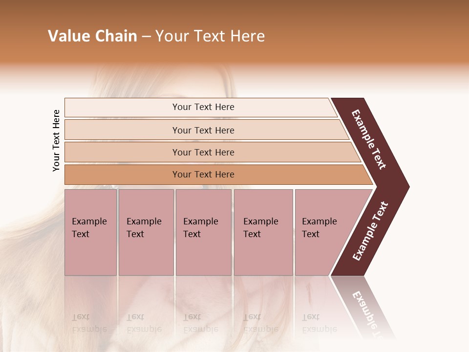 Portrait Young Hair PowerPoint Template