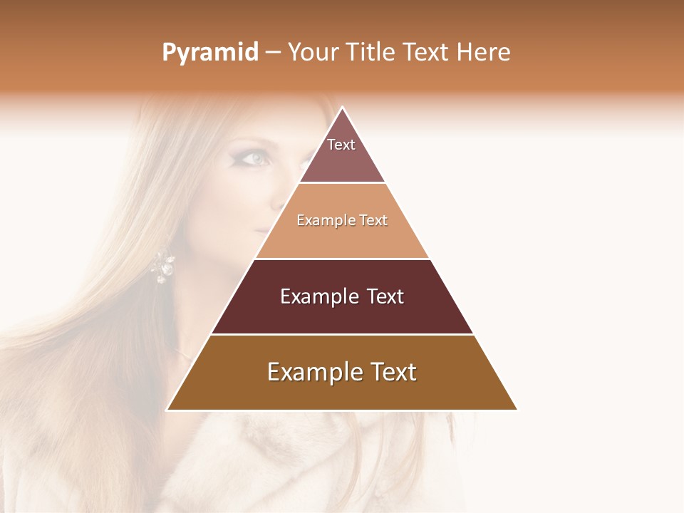 Portrait Young Hair PowerPoint Template