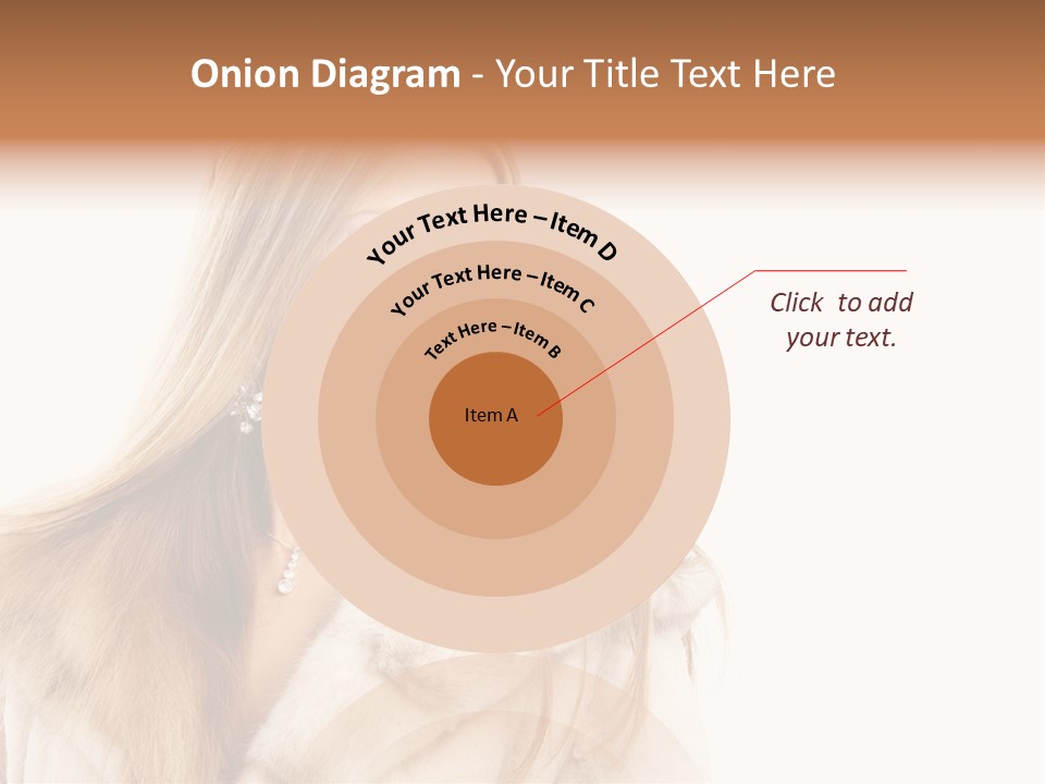 Portrait Young Hair PowerPoint Template