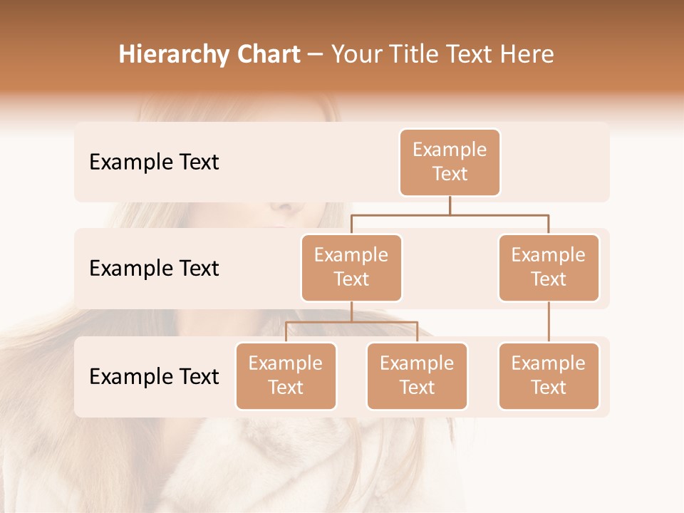 Portrait Young Hair PowerPoint Template