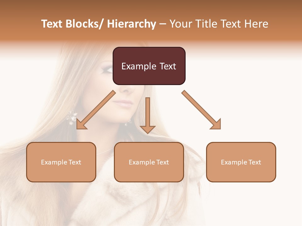 Portrait Young Hair PowerPoint Template